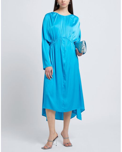 TOPSHOP Blue Midi-Kleid