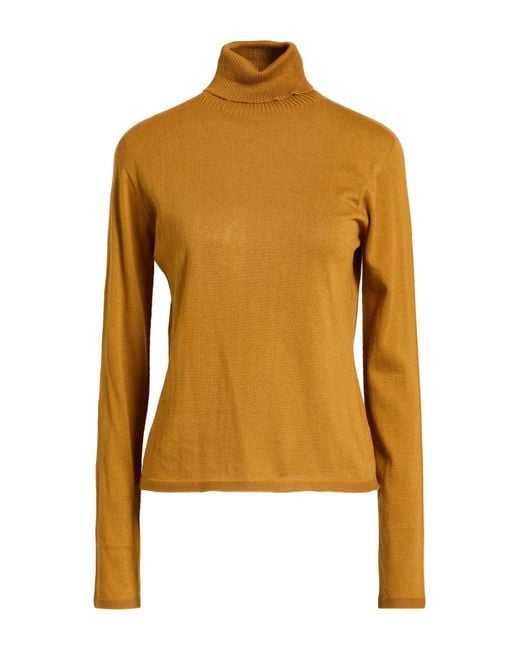 Diana Gallesi Yellow Rollkragenpullover