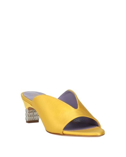 Mulberry Yellow Sandals