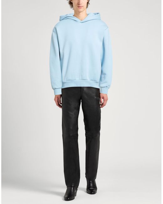 Acne Blue Sweatshirt Cotton, Polyester for men