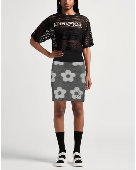 KENZO Gray Mini Skirts