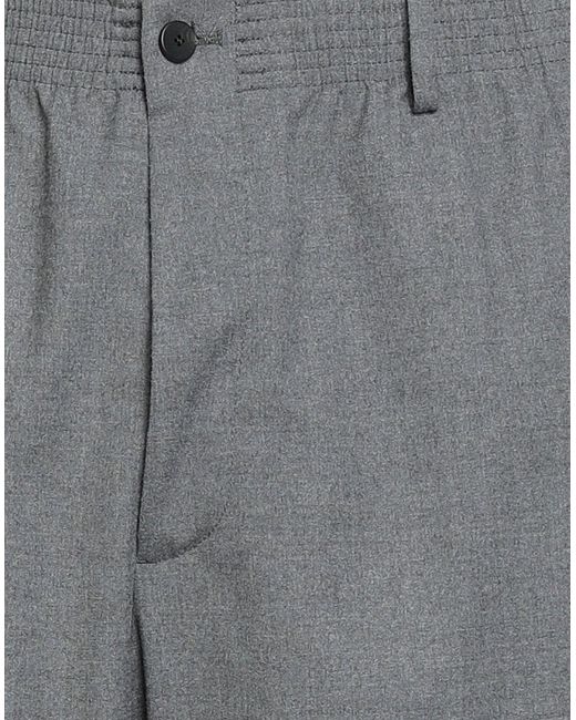 Cellar Door Gray Pants Polyethylene, Cotton, Lycra, Elastane for men