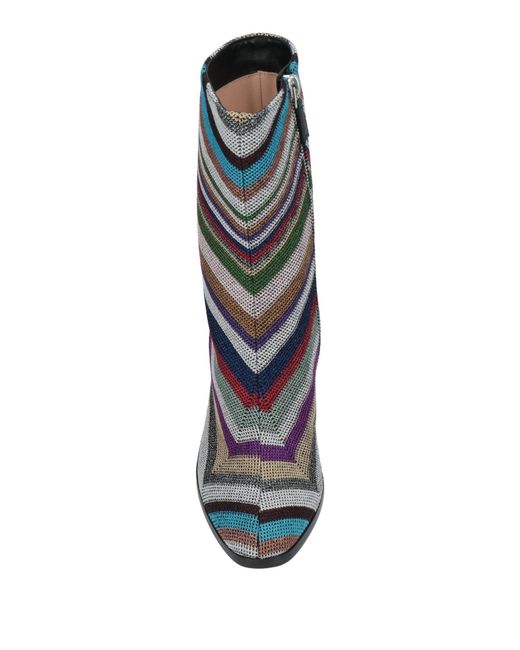 Missoni Blue Ankle Boots