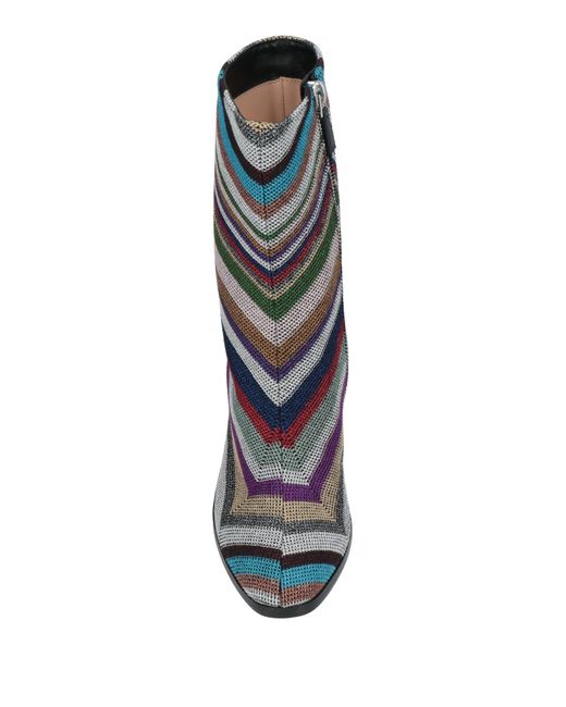 Missoni Blue Ankle Boots