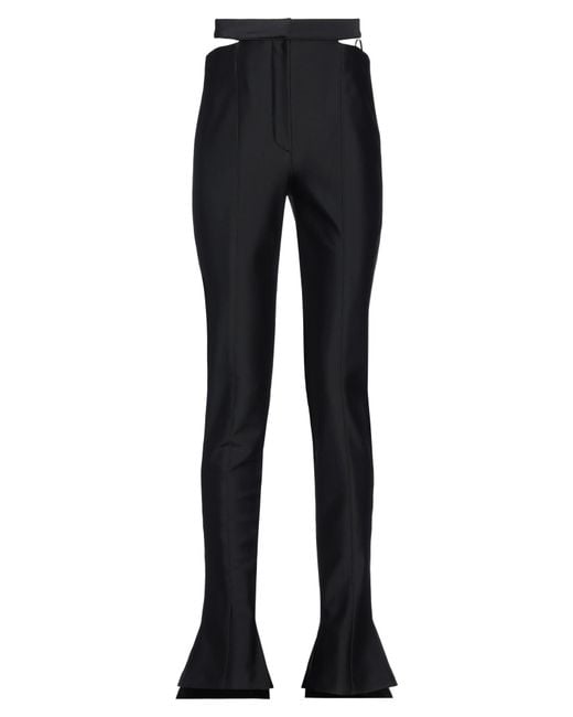 Mugler Blue Pants Polyamide, Elastane