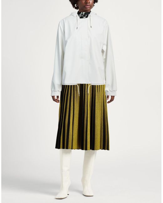 Rains White Jacket