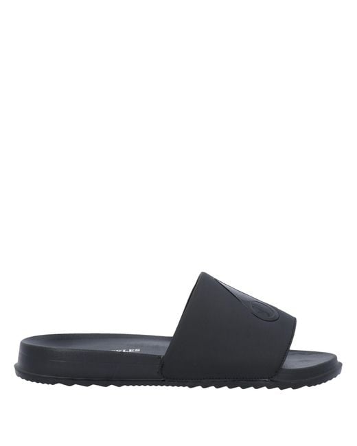 Moose Knuckles Black Sandals for men