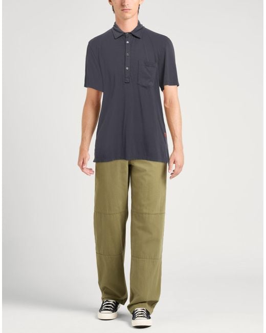 Barena Blue Charcoal Polo Shirt Cotton for men