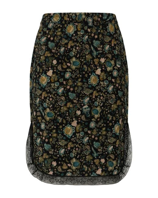 Zadig & Voltaire Green Midi Skirt