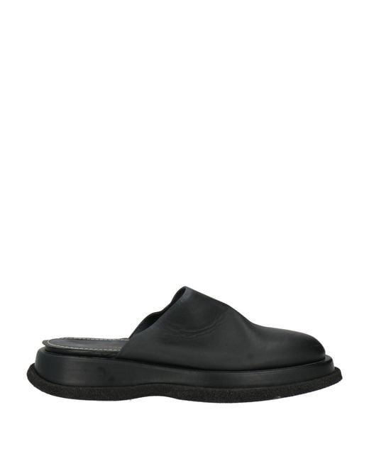 THE ANTIPODE Black Mules & Clogs Leather for men