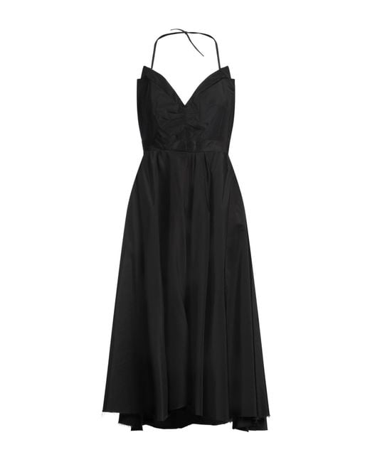 Maison Margiela Women's Black Midi Dress
