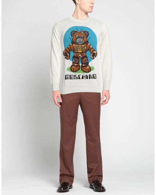 Pullover Moschino de hombre de color Blue