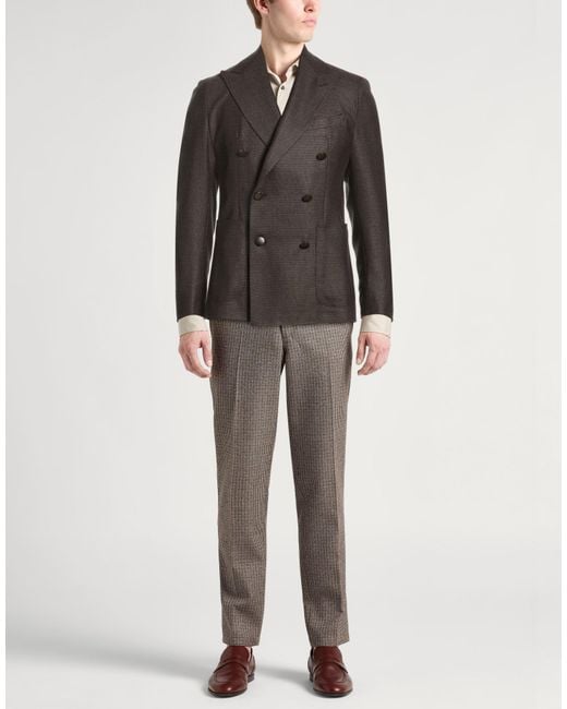 Tagliatore Black Blazer Virgin Wool for men
