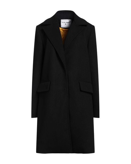 FRONT STREET 8 Black Coat Polyester