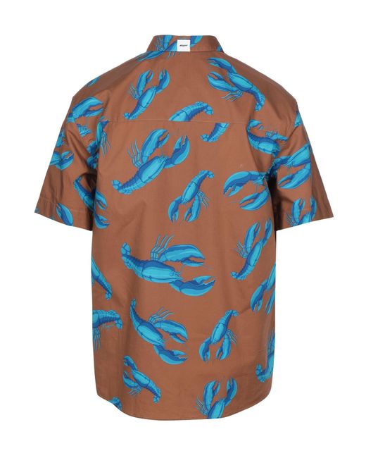 MSGM Blue Shirt for men