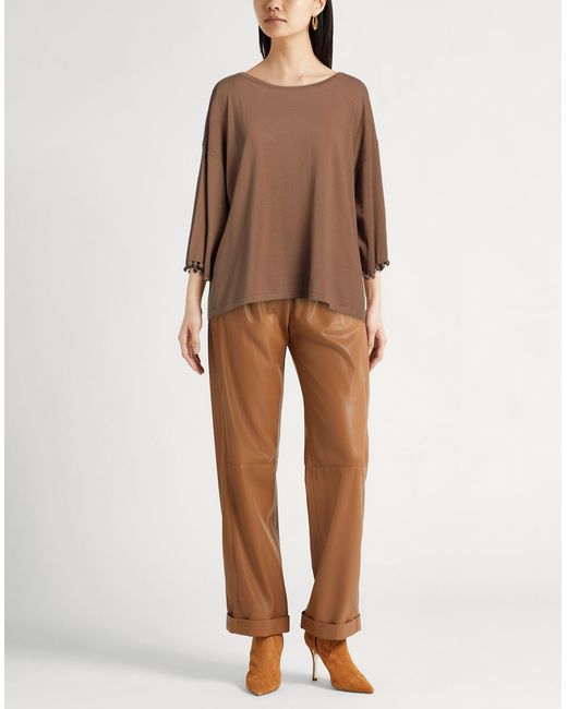 Max Mara Brown Pullover