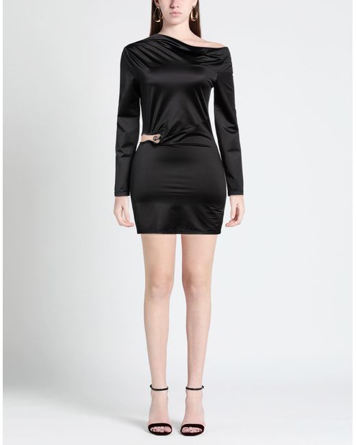 Imperial Black Mini Dress Polyamide, Elastane