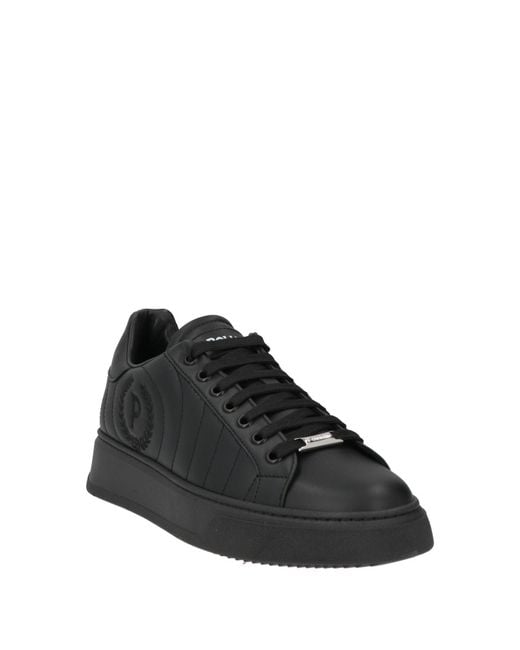 Pollini Black Sneakers Leather