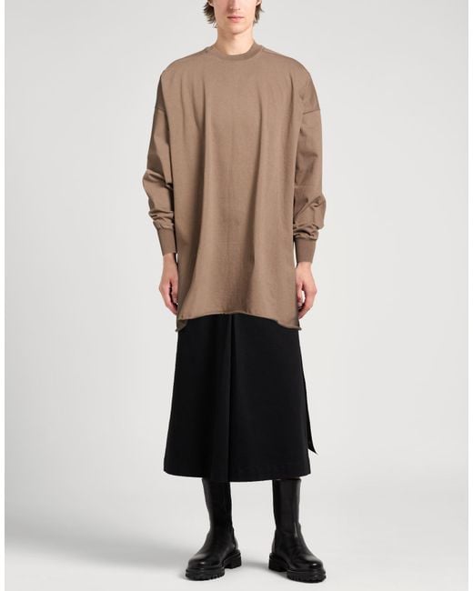 Rick Owens Brown Sweatshirt for men