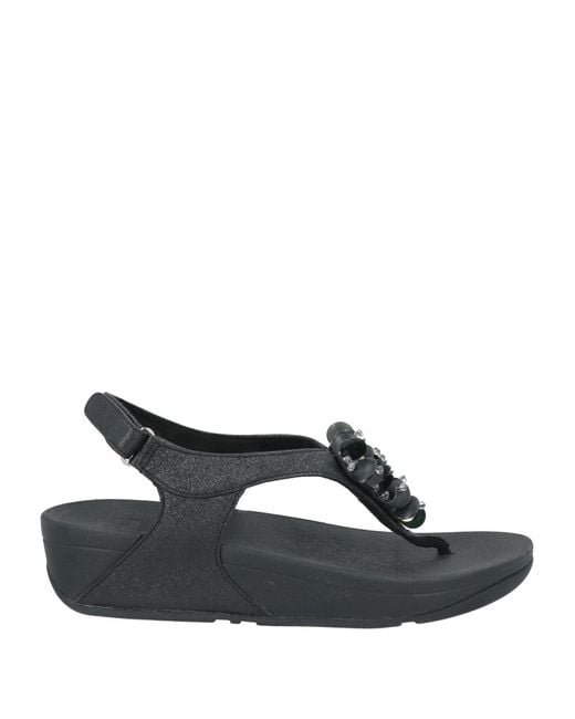 Fitflop Black Thong Sandal