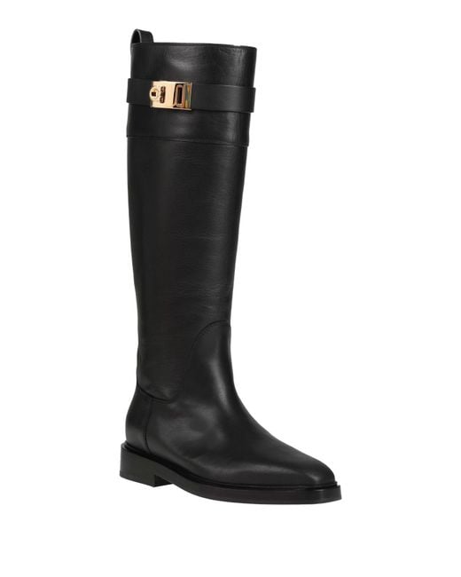 Ferragamo Black Boot Calfskin