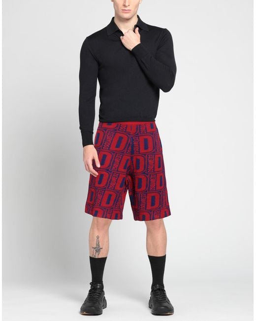 DSquared² Red Shorts & Bermuda Shorts for men