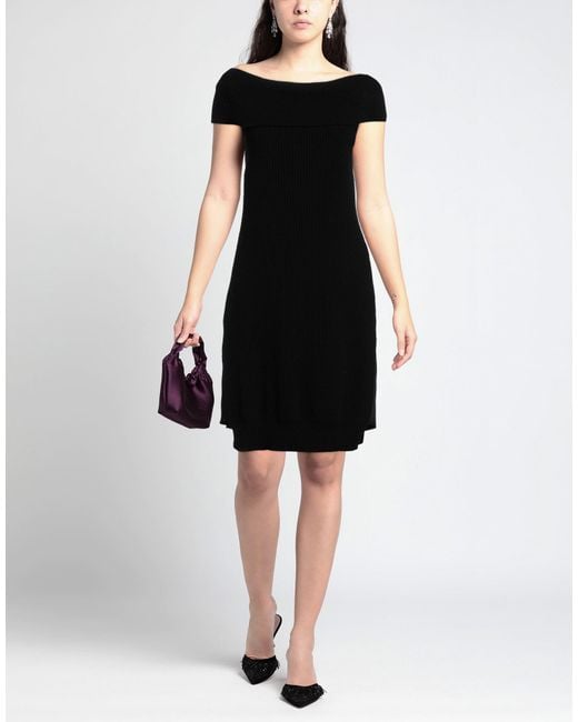 Semicouture Black Mini Dress