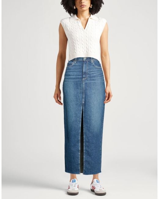 PAIGE Blue Denim Skirts