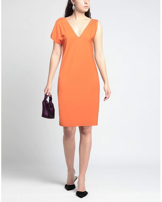 Fisico Orange Mini-Kleid