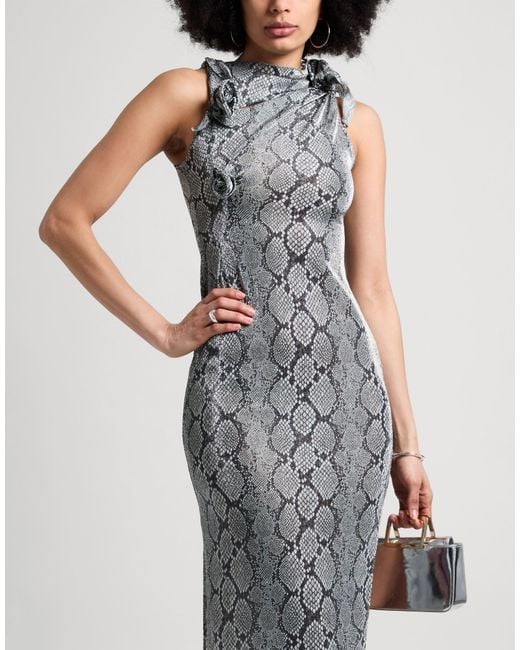 Coperni White Maxi Dress Polyamide, Polyester