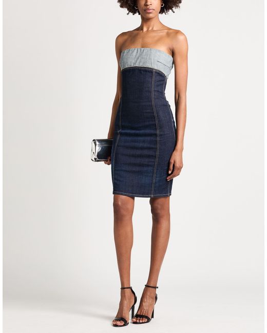 DSquared² Blue Mini Dresses