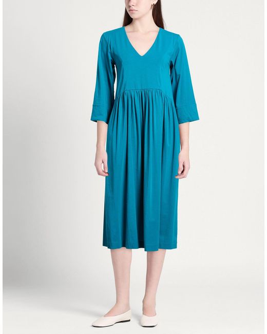 Alpha Studio Blue Midi Dress