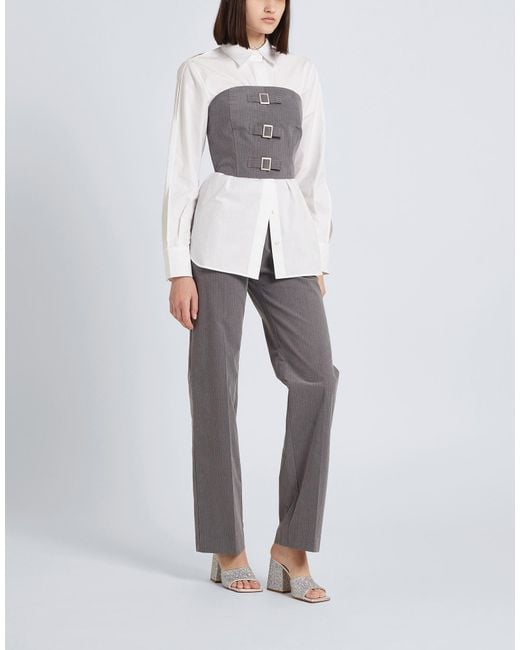 8 by YOOX Gray Top