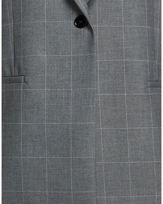 Riani Gray Blazer Polyester, Viscose, Elastane