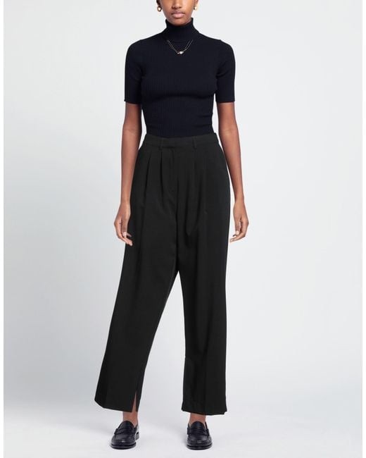 Herskind Black Pants Recycled Polyester, Elastane