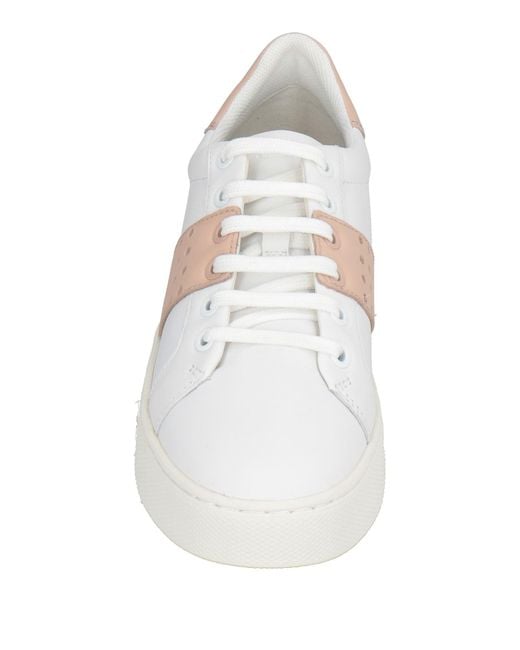 Geox White Trainers