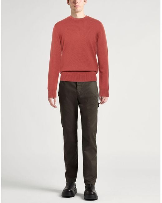 Emporio Armani Red Sweater for men