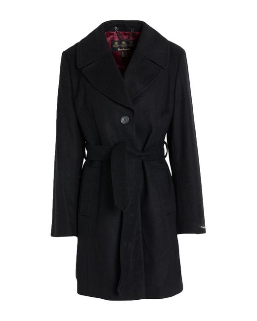 Barbour Black Coat Wool, Polyamide, Cashmere