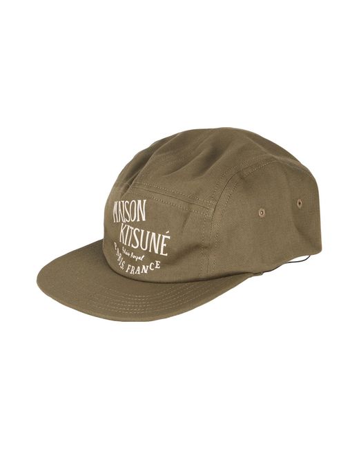 Maison Kitsuné Green Hat for men