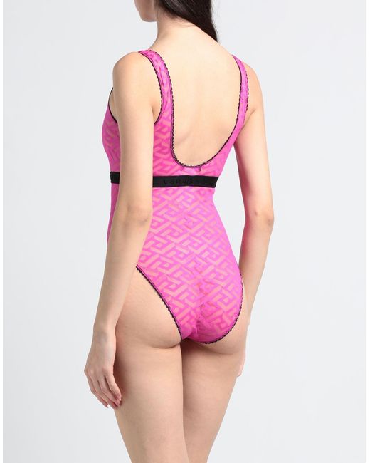 Versace Pink Lingerie Bodysuit