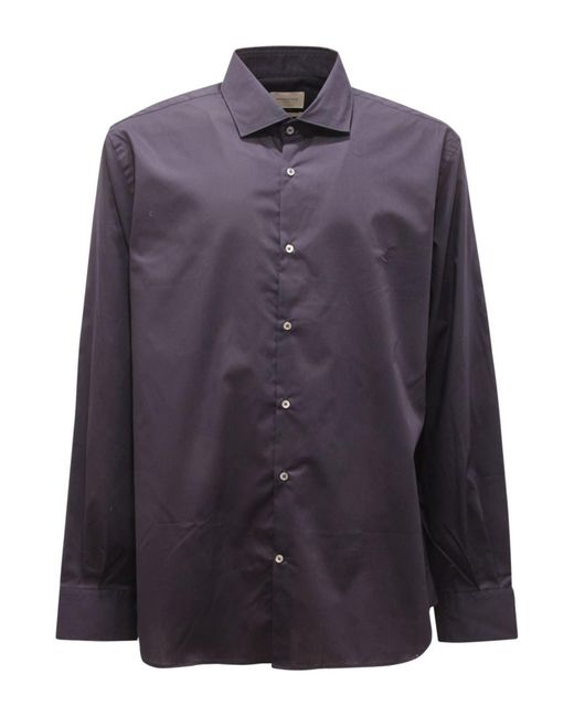 Brooksfield Hemd in Purple für Herren