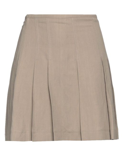 Brunello Cucinelli Natural Mini Skirt