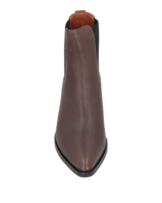 GO-UP Brown Ankle Boots
