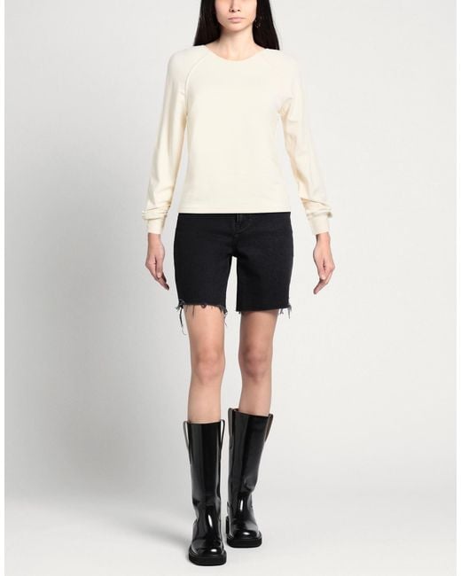 Majestic Filatures White Sweatshirt Viscose, Elastane