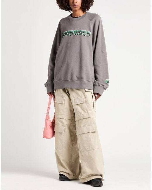 WOOD WOOD Gray Sweatshirt