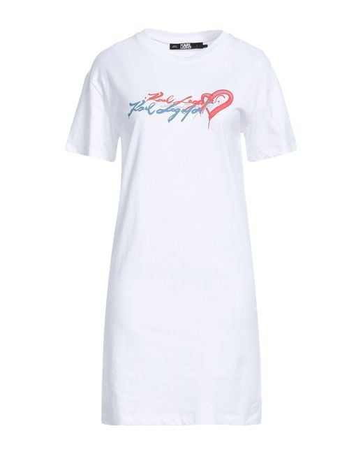 Karl Lagerfeld White Mini Dress