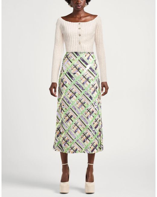 Nanushka White Ivory Cardigan Lambswool, Polyamide, Elastane