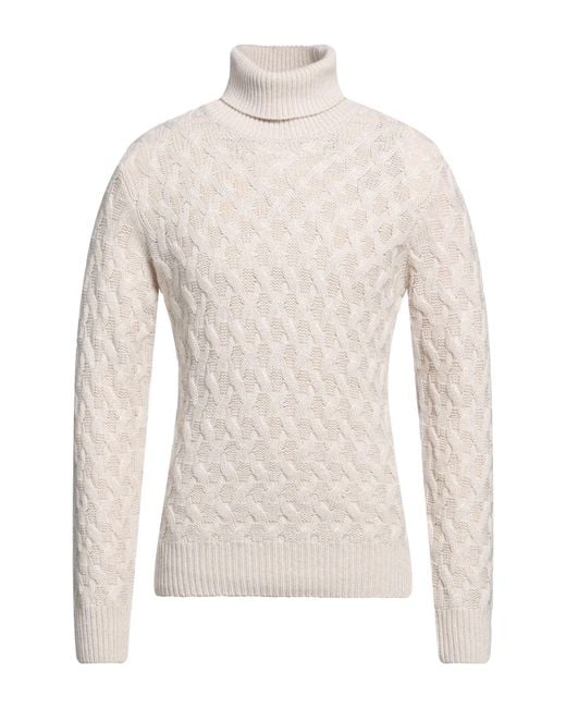 Brooksfield White Turtleneck for men