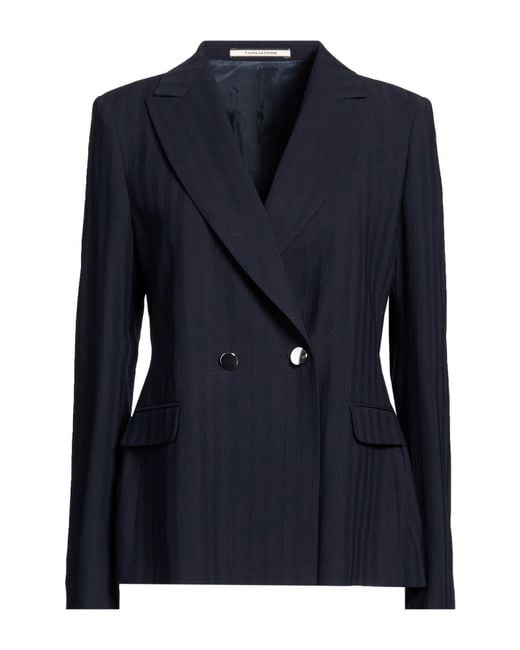 Tagliatore 0205 Blue Midnight Blazer Virgin Wool