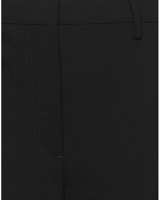Off-White c/o Virgil Abloh Black Shorts & Bermuda Shorts Polyester, Virgin Wool, Elastane